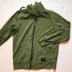 ONeill Zip Up Hoodie Green Large